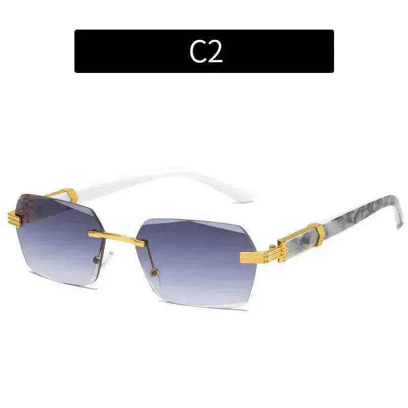 Women's Trimming Ocean Lens Rimless Sunglasses - EX-STOCK Canada