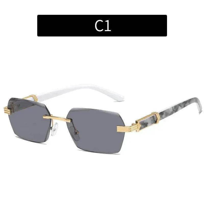 Women's Trimming Ocean Lens Rimless Sunglasses - EX-STOCK Canada