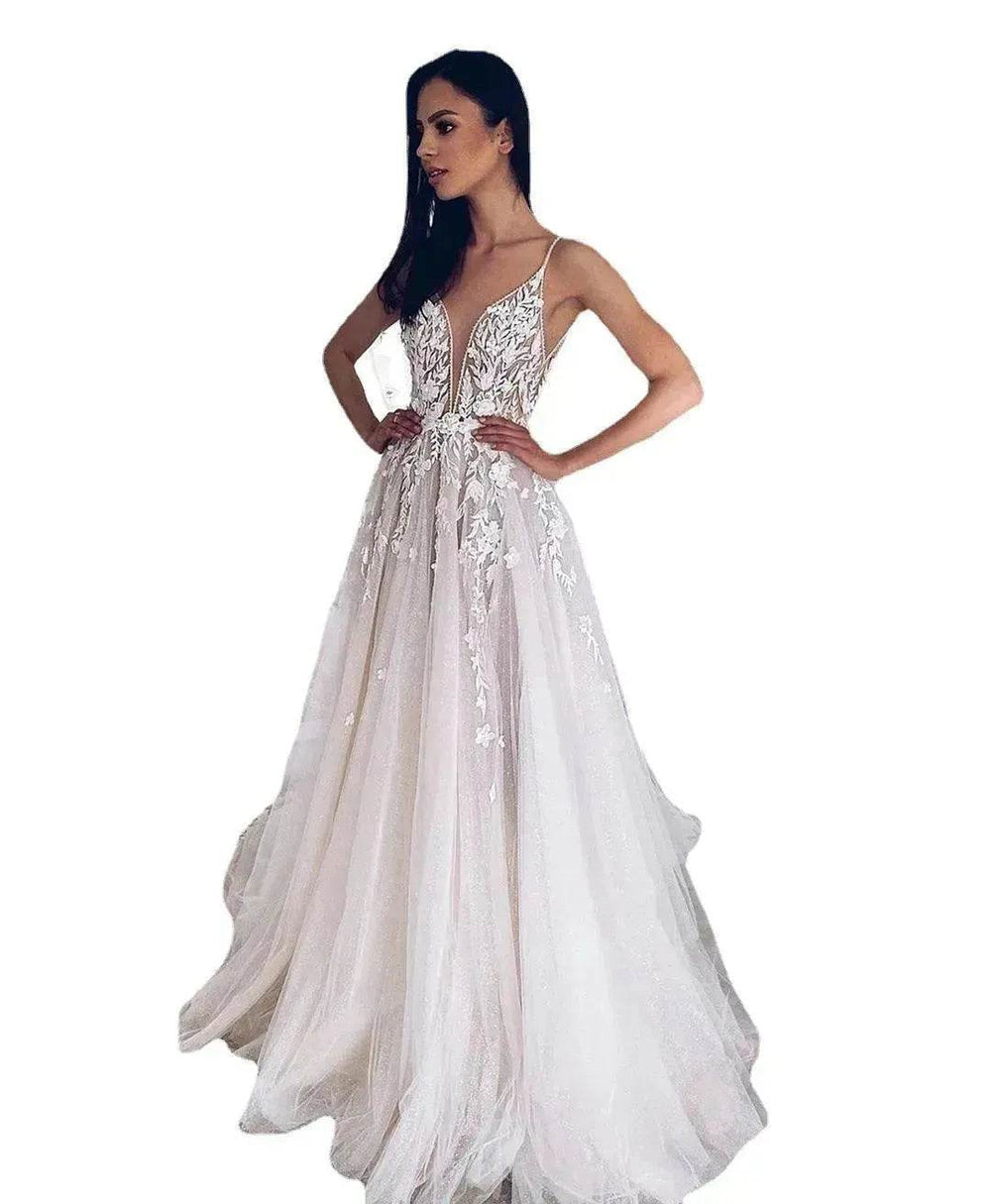 Women's White Evening Gown Wedding Dress - EX-STOCK Canada