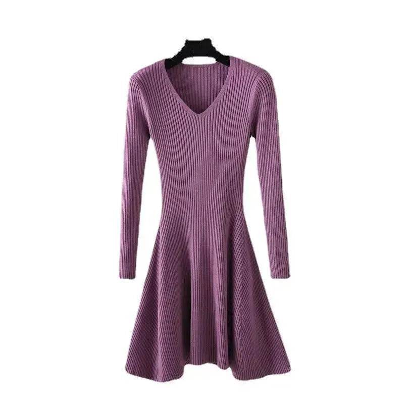 Woolen Skirt Base Knitting Women's Dress - EX-STOCK Canada