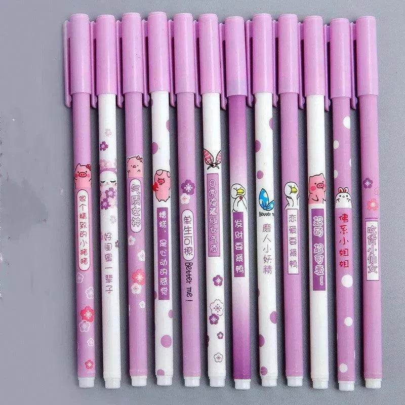 Xueba Pen School Flower School Grass Gel Pen Cute Student - EX-STOCK Canada