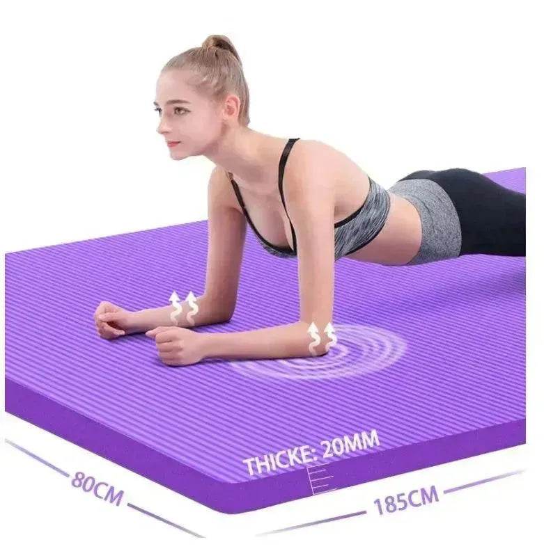 Yoga Mat Thickened, Widened And Lengthened For Beginner Women - EX-STOCK Canada
