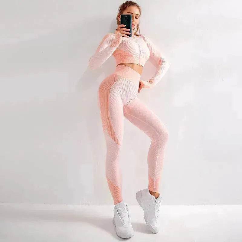 Yoga sets female sport gym suit - EX-STOCK Canada