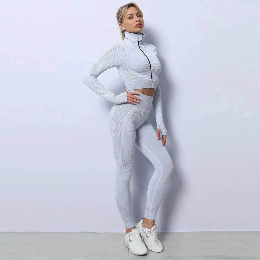 Yoga sets female sport gym suit - EX-STOCK Canada