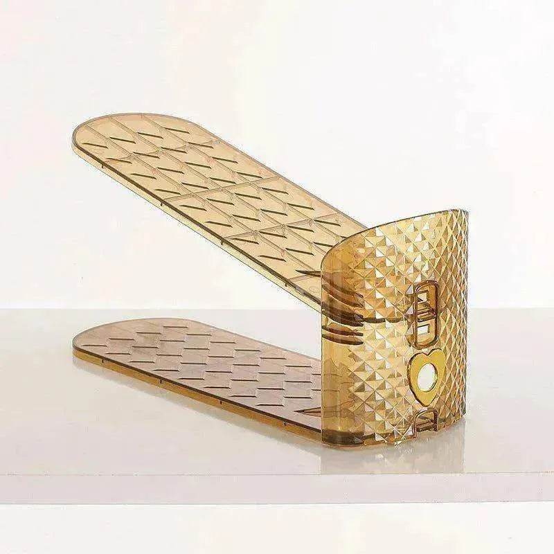 Adjustable Plastic Double layer Shoe Rack & Storage Cabinet - EX-STOCK Canada