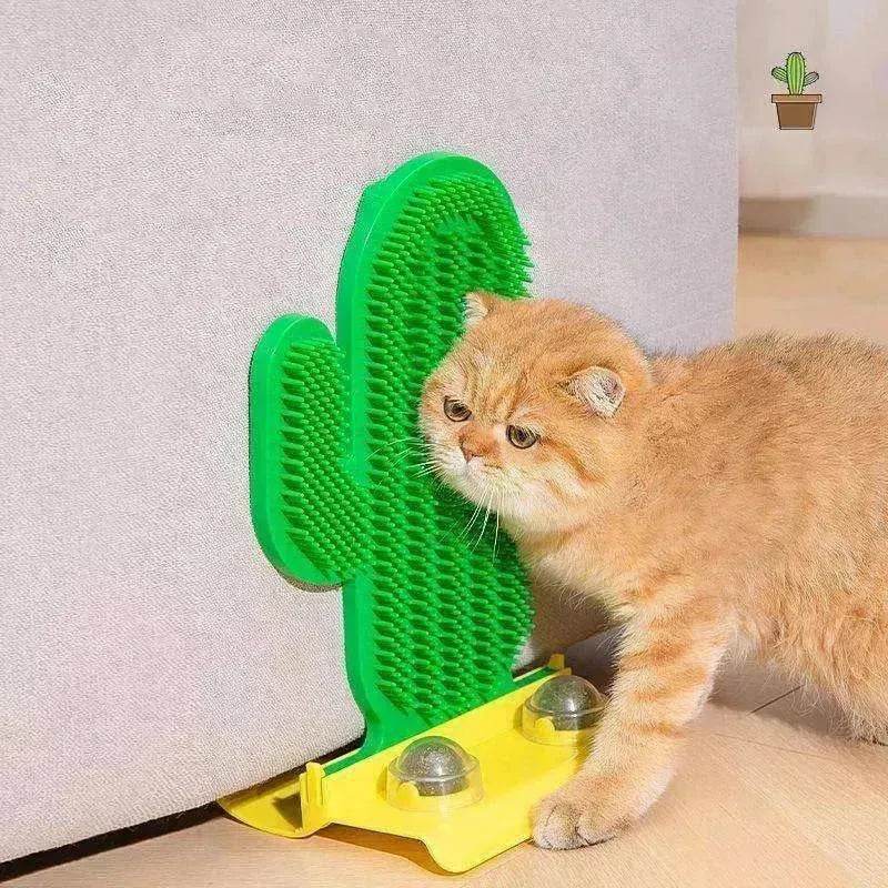 Cactus Design Cat Hair Scrubber Corner Tickle Toy - EX-STOCK Canada