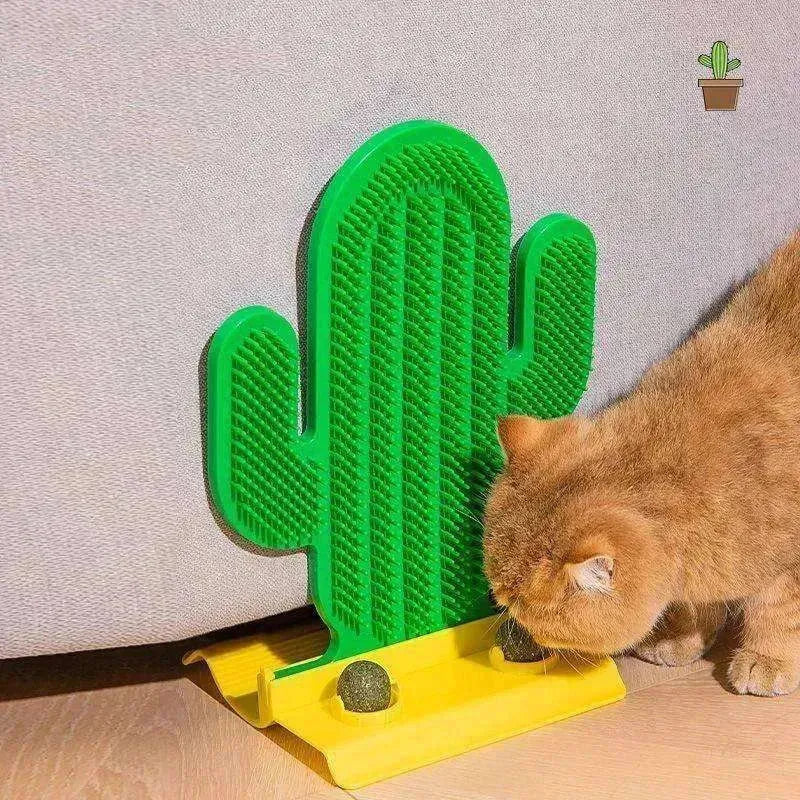 Cactus Design Brosse à Poils de Chat pour Coin Jouet Chatouillant - EX-STOCK CANADA