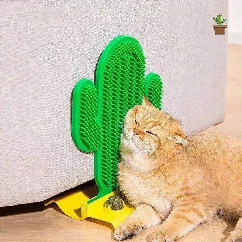 Cactus Design Cat Hair Scrubber Corner Tickle Toy - EX-STOCK Canada