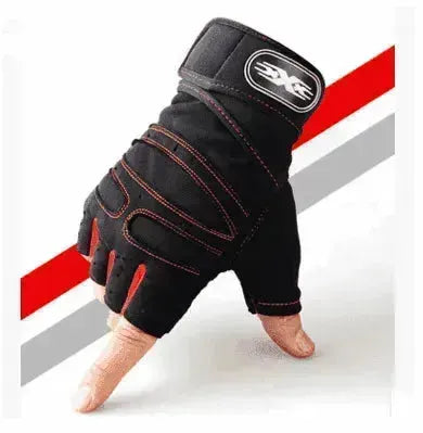 Gants de cyclisme à demi-doigt respirants et élastiques pour la salle de sport - EX-STOCK CANADA