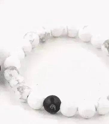 Handmade Black Lava Seven Chakra Healing Balance Beaded Bracelet - EX-STOCK Canada