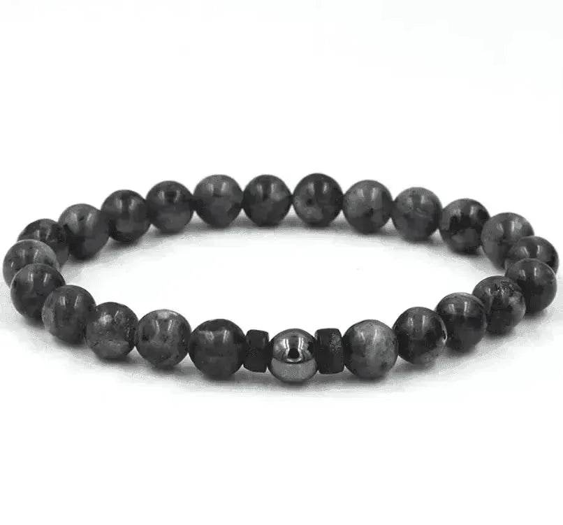 Personality Men's Black Volcanic Stone Bracelet - EX-STOCK Canada