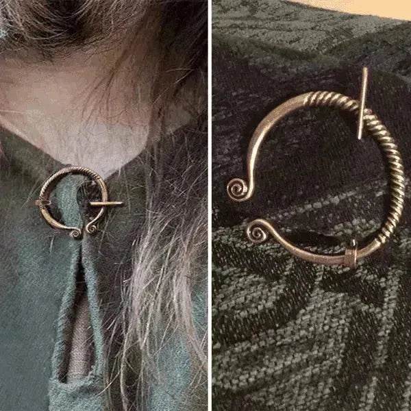 Viking Cowboy Badge Belt Buckle Collar Brooch - EX-STOCK Canada