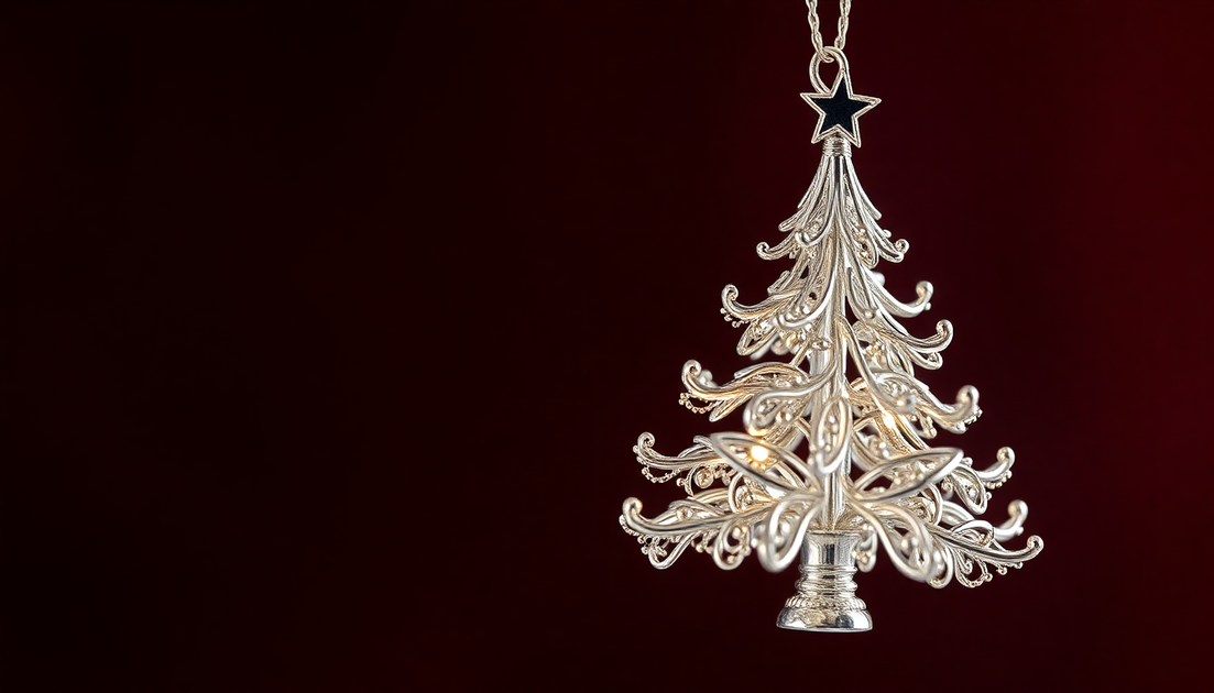 Elevate Your Holiday Style with a Captivating Christmas Tree Pendant - EX-STOCK Canada