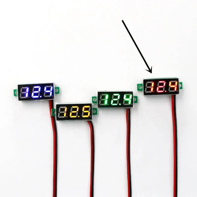 0.28 Ultra-small DC Voltmeter Digital LED Display Adjustable - EX-STOCK Canada