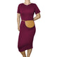 Autumn Winter Dress Multicolor Multi Size OL | EX-STOCK product gallery photo 13