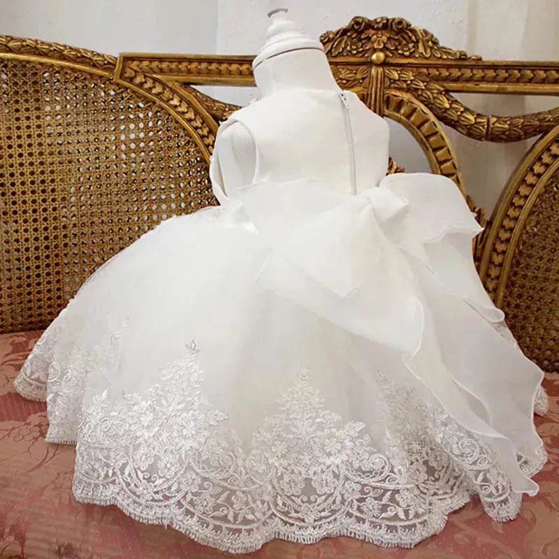 Birthday Photo Clothes Women's Tulle Tutu Super Fairy Princess Dress Girls Bow gown Christening dress Baptism dress - EX-STOCK Canada