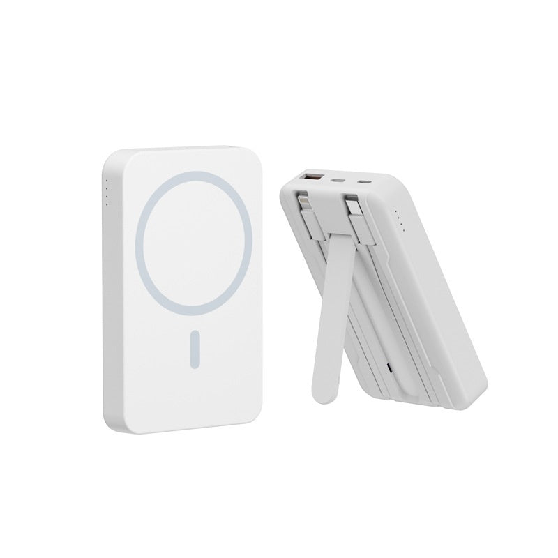 Magnetic Power Bank Mobile Power Supply Wireless Charger With Cable EX-STOCK Canada 