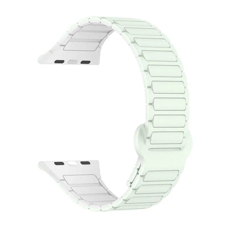 Iwatch Three-plant Silicone Two-color Watch Strap - EX-STOCK Canada