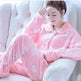 Women Coral Velvet Fleece Pajamas Fall Winter Loungewear Flannel  Sleepwear - EX-STOCK CANADA
