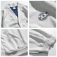 Retro Solid Color Cotton Athletics Sports Cardigan For Men - EX-STOCK Canada