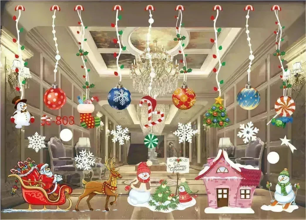 New Christmas Decorations Christmas Window Stickers - EX-STOCK CANADA