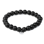 Lava Volcanic Stone Couple Magnetic Clasp Bracelet