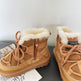 Boys' Fleece-Lined Toddler Ankle Boots – Camel| Sizes 16–30