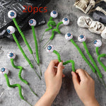 Halloween Three-dimensional Eye Beads Twig Cutting Bouquet Creative Funny Decoration - EX-STOCK Canada