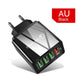Smart 4 ports USB fast Charger US European British Standard - EX-STOCK CANADA