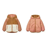 Children's Double-sided Wear Hooded Cotton Coat Jacket - EX-STOCK CANADA