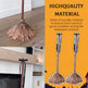 Sound-activated animated Halloween moving broom 1 metre prop – product view 2