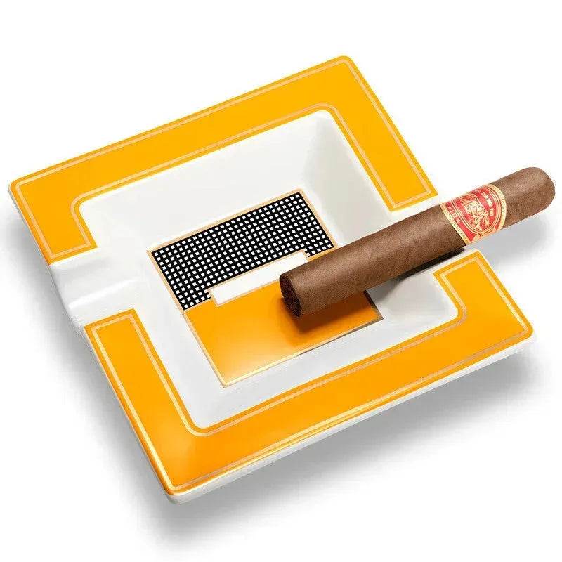 Luxury Ceramics Double slots Cigar Ashtray - EX-STOCK Canada