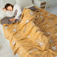 Cotton Four-layer Gauze Towel Blanket Air Conditioning Blanket Thin Duvet EX-STOCK Canada 