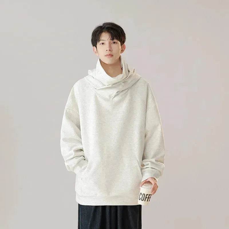 Autumn Winter Oversized Turtleneck Hoodie Pullover for mens - EX-STOCK Canada