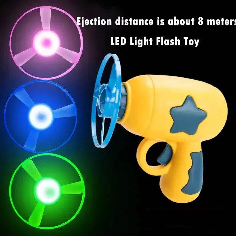 Pet Toy Dog Cat LED Light Toy Luminous Children's Party Toy Bamboo Dragonfly Toy Training Toy Pet Throw Launcher - EX-STOCK Canada
