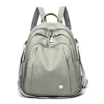 Large Capacity Soft Leather Student Backpack Trendy Travel Bag - EX-STOCK Canada