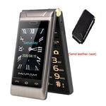 Flip phone with MAFAM branding on a white background