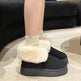 Winter Warm Snow Boots New Fashion Foldable Fleece Cotton Shoes For Women Plus Velvet And Thickened Plush Ankle Boots - EX-STOCK Canada