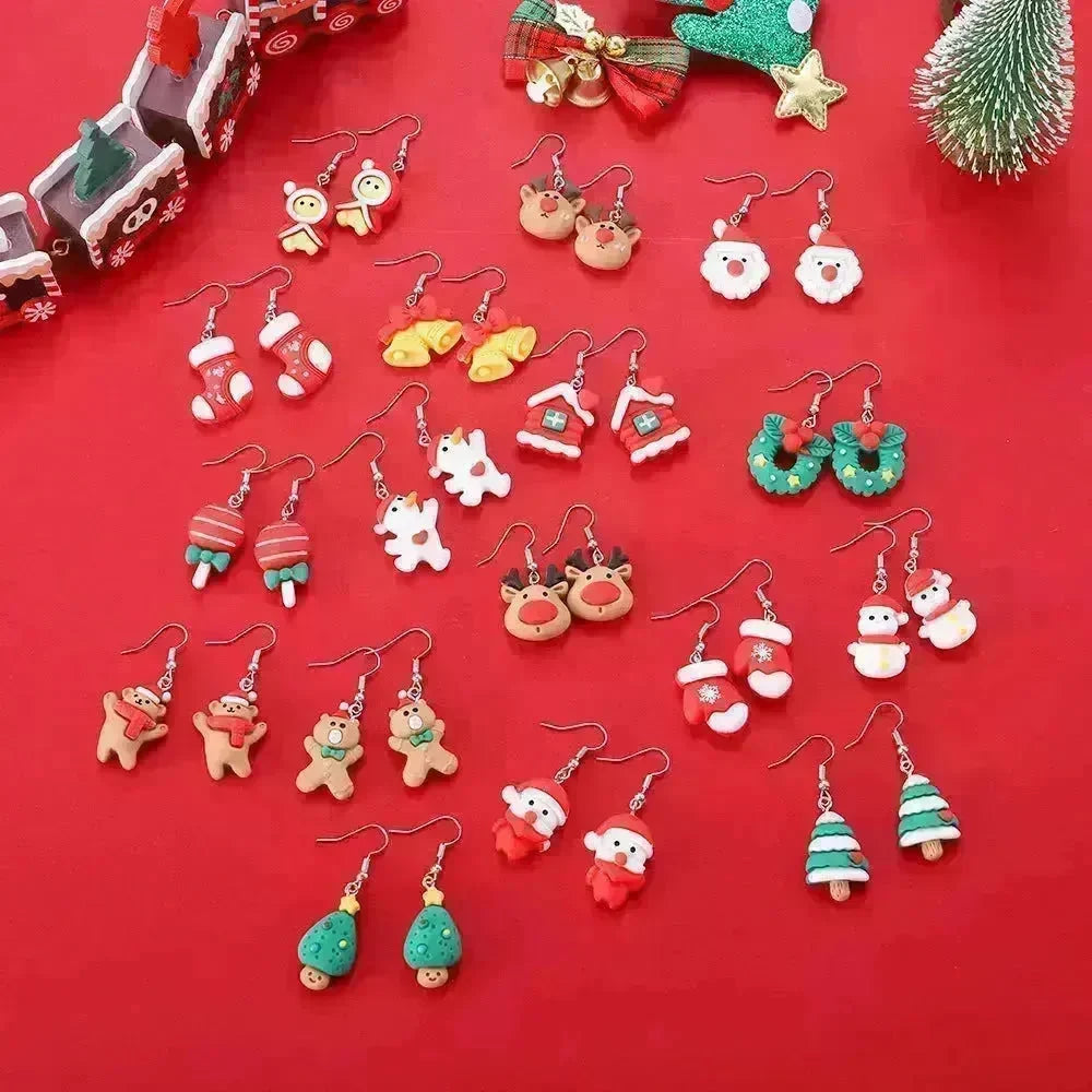 Creative Cartoon Christmas Earrings Fashion - EX-STOCK CANADA