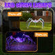 3ft Prism Spider, Illusion, 340 Purple Copper Wire Light, 4.5V 3.6W Halloween Standing Decoration US Specification - EX-STOCK Canada