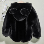 Autumn Winter Thickening Children's Cartoon Fur Hoodie Jacket - EX-STOCK Canada