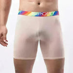 Summer Sports Spandex Plain Boxer Short Underwear for Men - EX-STOCK CANADA