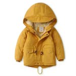 Children Cashmere Hoodie Windproof Winter jacket kids - EX-STOCK CANADA