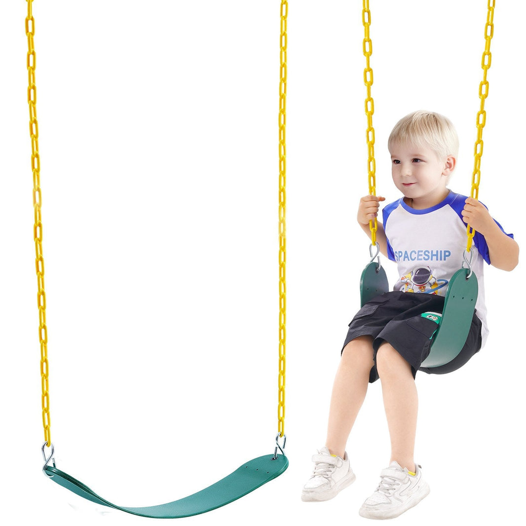 2-Pack Swing Seats Swings Replacement For Outdoor Swing Set 66 Inch Chain EX-STOCK