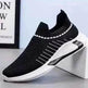 Fashion Mesh Sock Shoes With Striped Design Men Outdoor Breathable Slip-on Sneakers Casual Lightweight Running Sports Shoes - EX-STOCK Canada