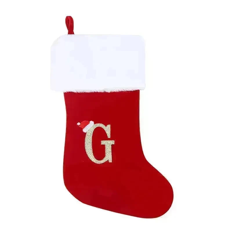 Christmas Letter Christmas Stockings Decorative Pendant - EX-STOCK CANADA