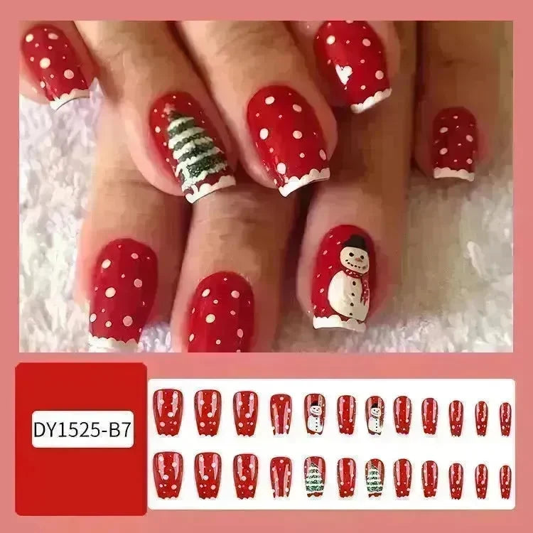24pcs Christmas False Nail Decal stickers - EX-STOCK CANADA