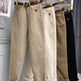 Plus Size Women's High Waist Denim Thick Trousers - EX-STOCK Canada