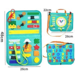 New Busy Book Children's Busy Board Dressing And Buttoning Learning Baby Early Education Preschool Sensory Learning Toy - EX-STOCK CANADA