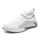 Fashion Mesh Sock Shoes With Striped Design Men Outdoor Breathable Slip-on Sneakers Casual Lightweight Running Sports Shoes - EX-STOCK Canada